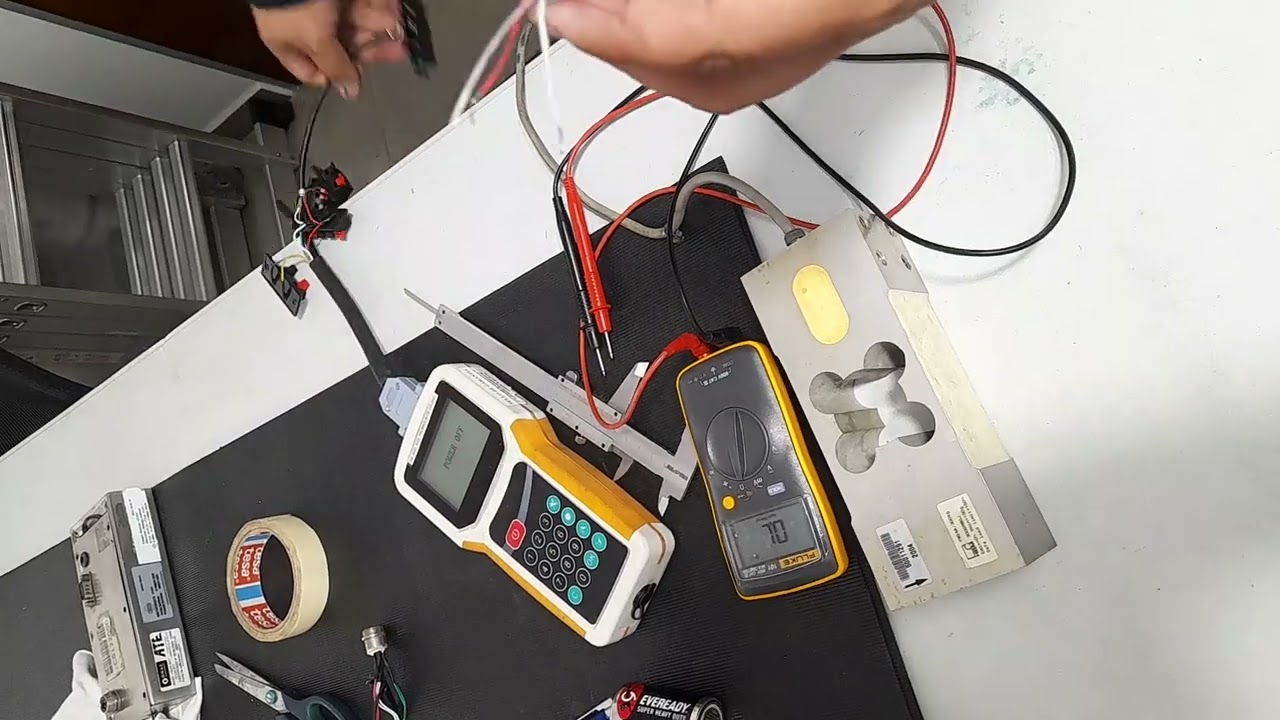 COMO IDENTIFICAR CABLE DE EXITACION Y SEÑALES PARA CONEXION CELDA DE CARGA METTLER CON MULTIMETRO