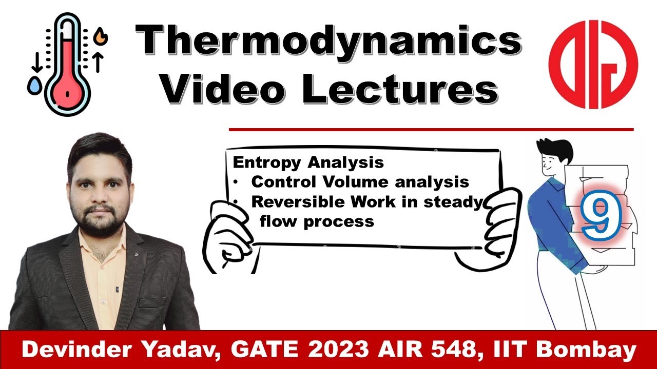 Thermodynamics 09 - Entropy Analysis for Standard situations & Control volume analysis