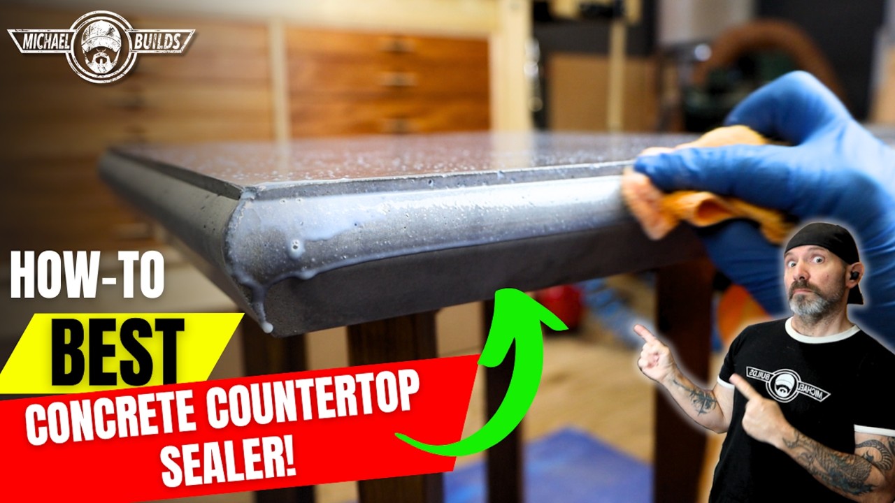 BEST Concrete Countertop Sealer!