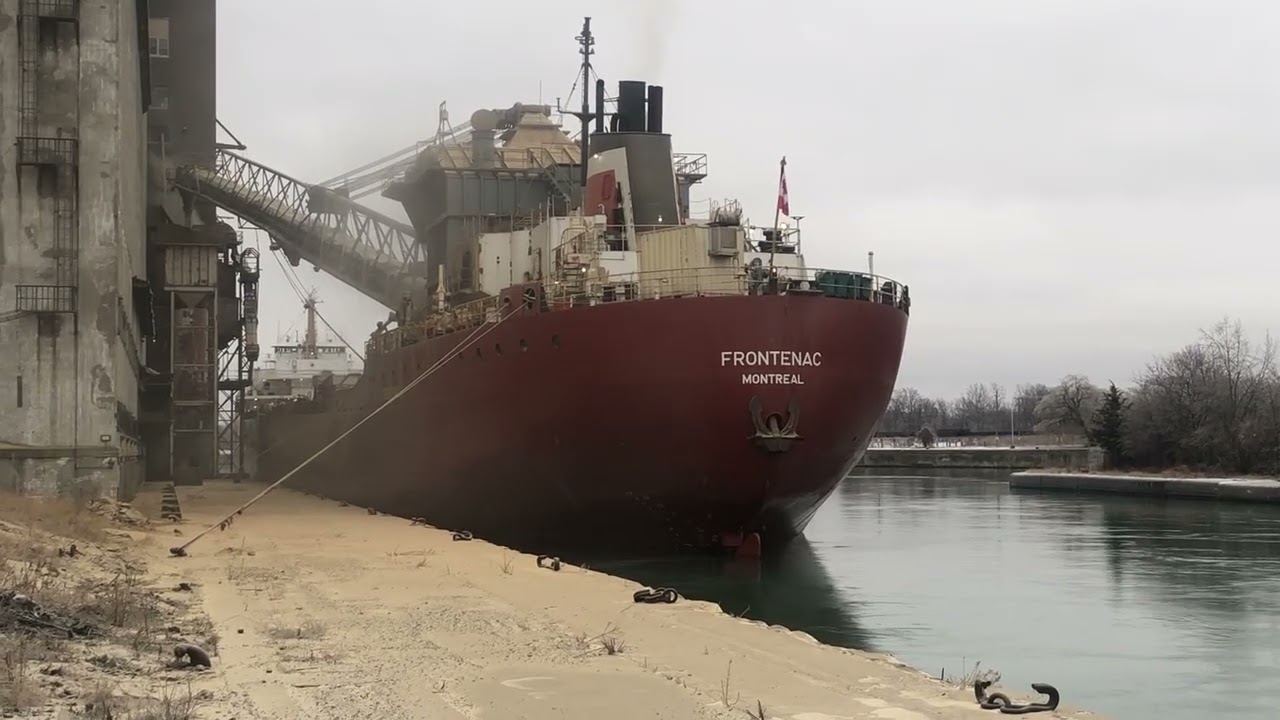 Frontenac Unloading Wheat at LAC Port Colborne