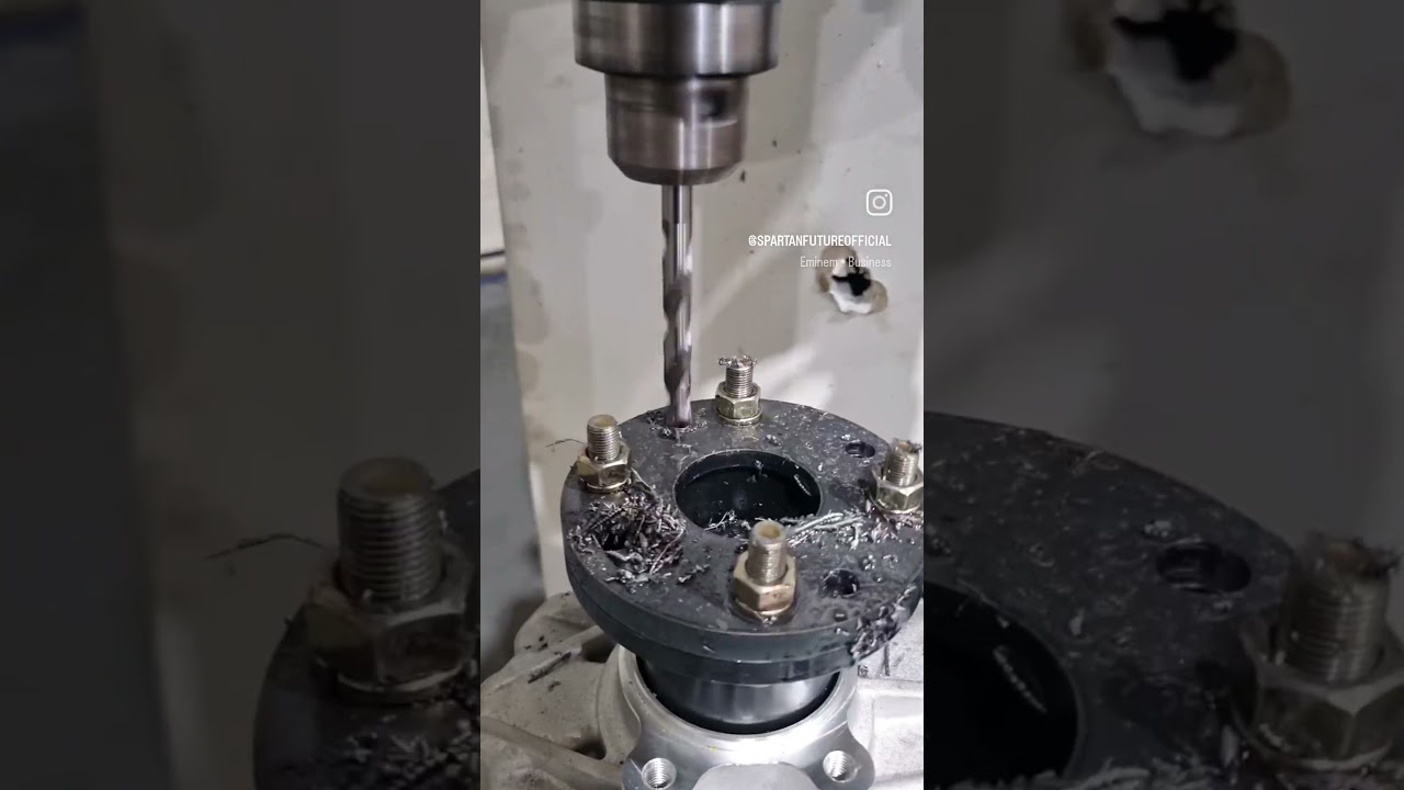 Drive shaft adapter made. #drill #electricbuild #engineering #plate