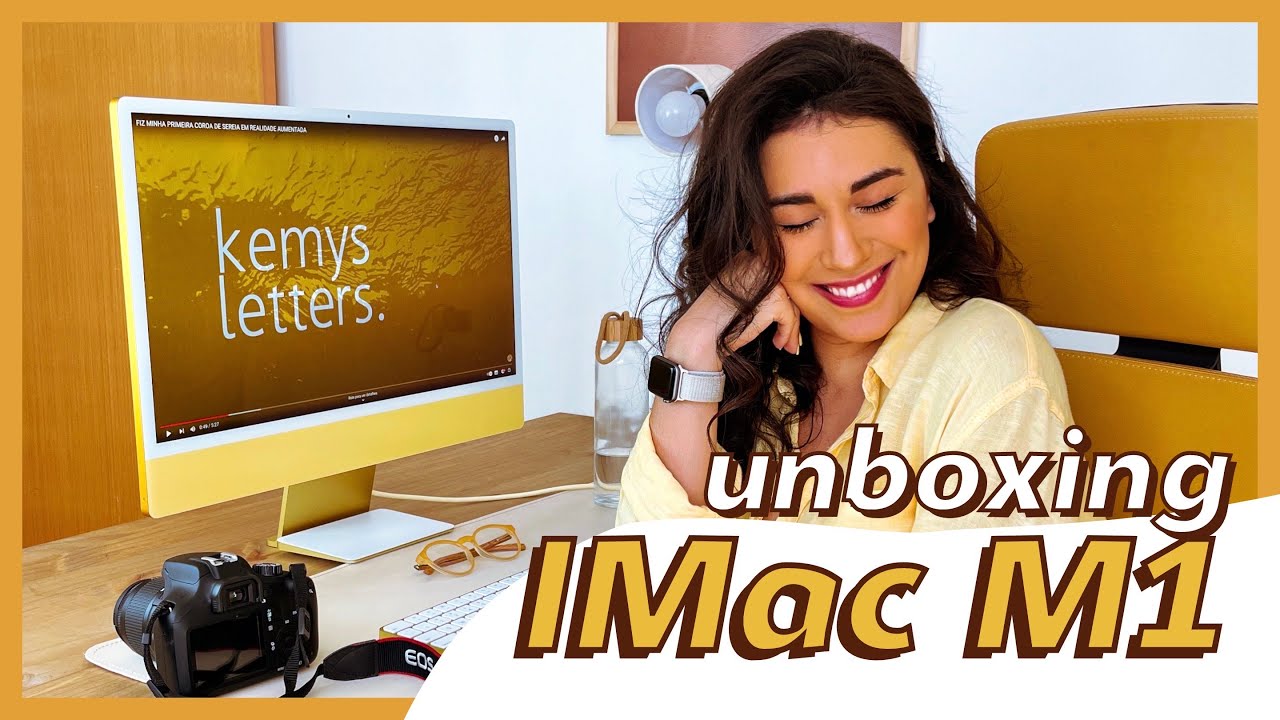 UNBOXING 💛 | IMAC M1 AMARELO APPLE - COMO COMPREI MAIS BARATO