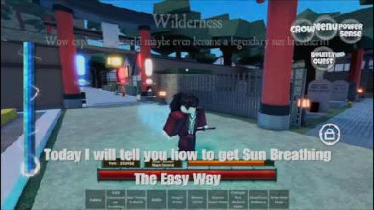 Dsba How to get Sun Breathing the easy way