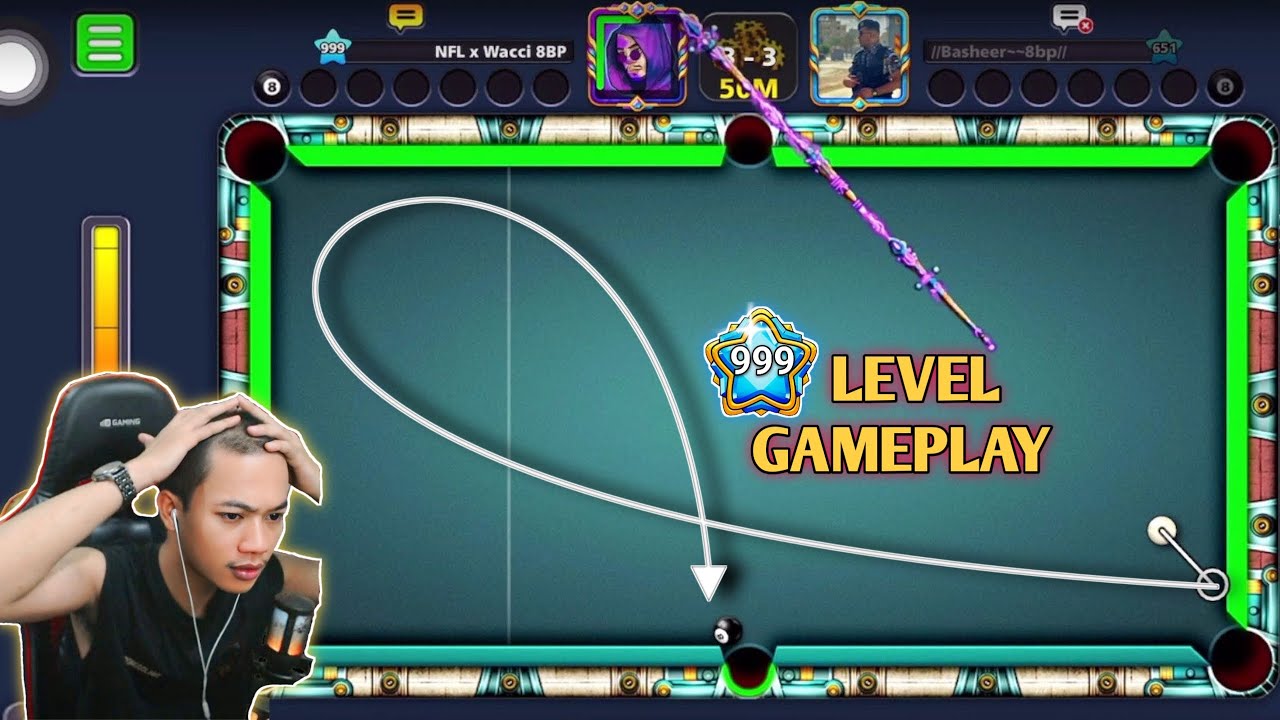 8 Ball Pool 999 LEVEL GAMEPLAY 😎