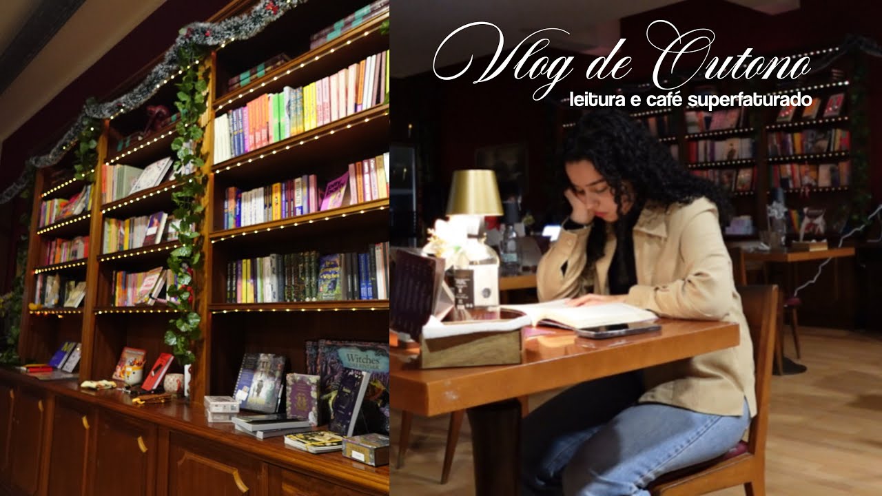 VLOG de outono || lendo na cafeteria & finalizando Clarice Lispector 🍂📖