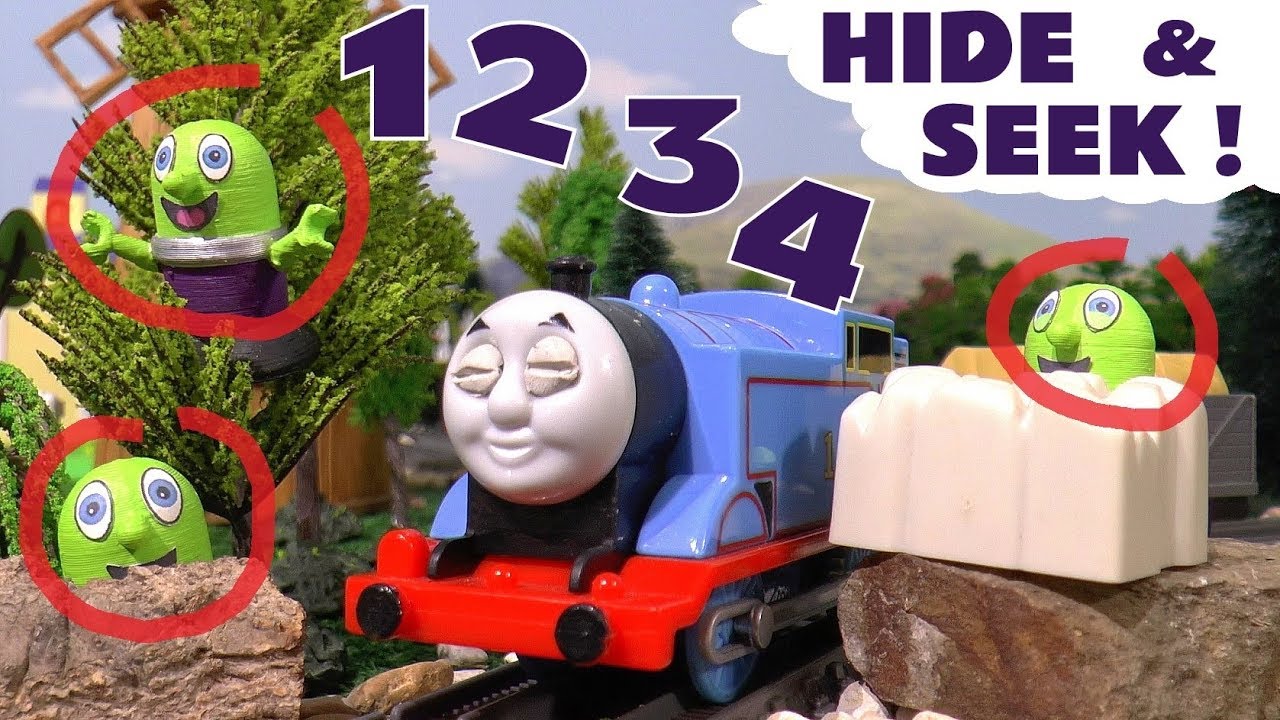 Funny Funlings Hide and Seek Game with Thomas The Tank Engine