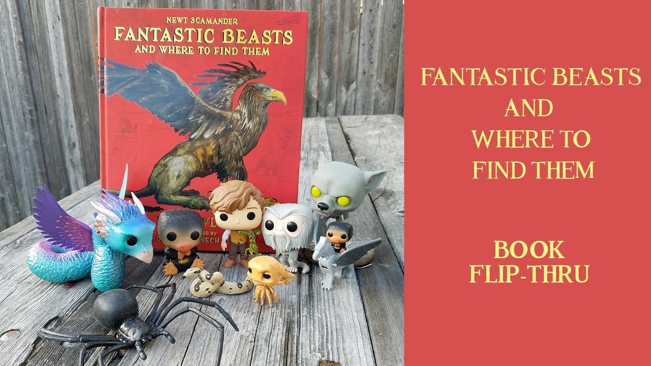 ILLUSTRATED FANTASTIC BEASTS AND WHERE TO FIND THEM | HARRY POTTER | REVEAL