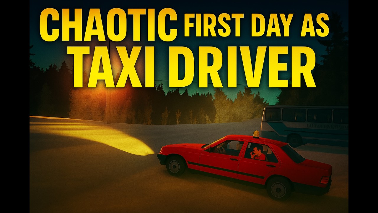 First day as a Taxi driver, total chaos! | My Winter Car English | Episode 1 | Season 1 |
