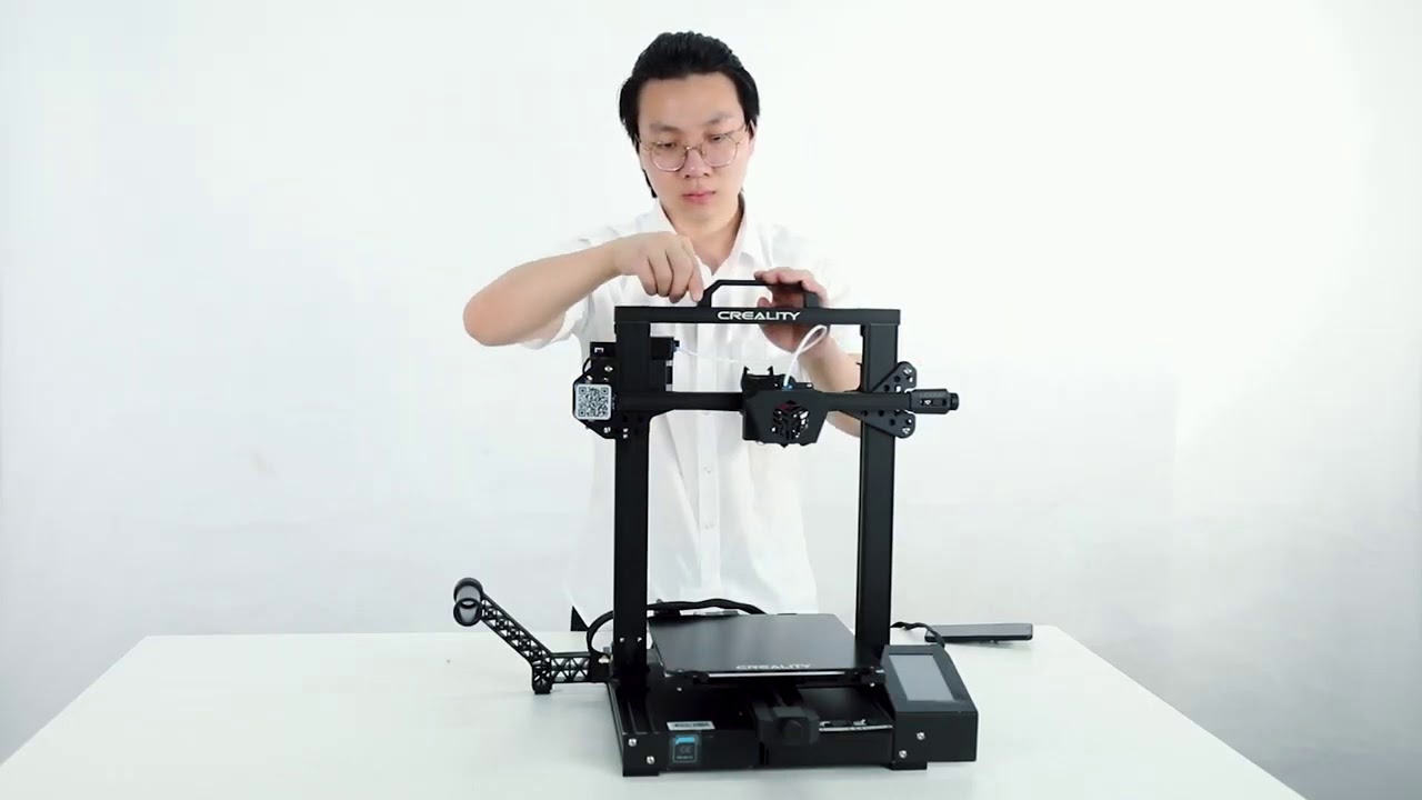 How to install CR 6SE 3d printersn #3d #printing