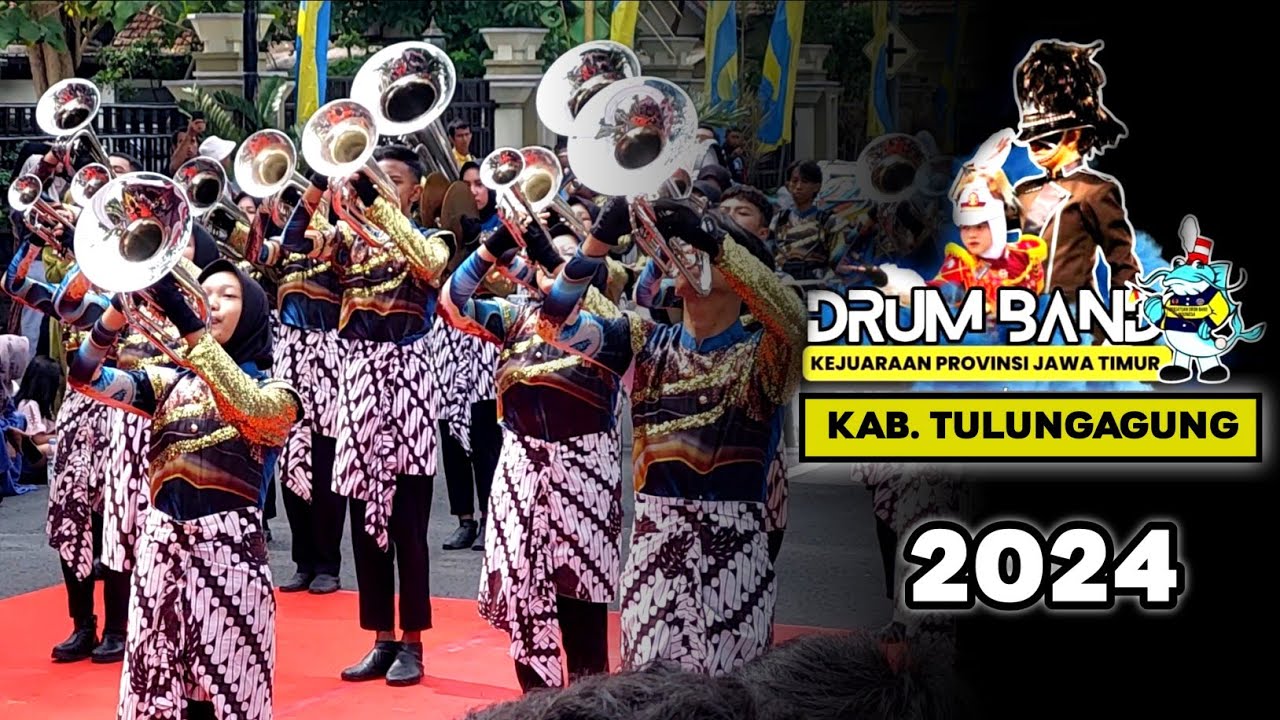 MARCHING BAND Tulug Agung - Street Parade Kejurprov 2024 JATIM