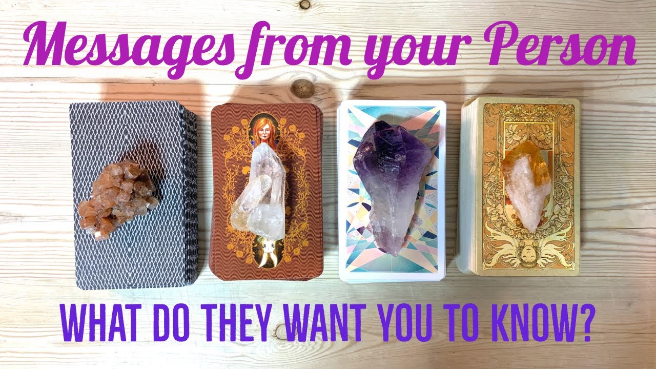 Pick a Card CHANNELLED MESSAGES FROM YOUR PERSON Love Soul Mate Twin Flame Tarot  Reading