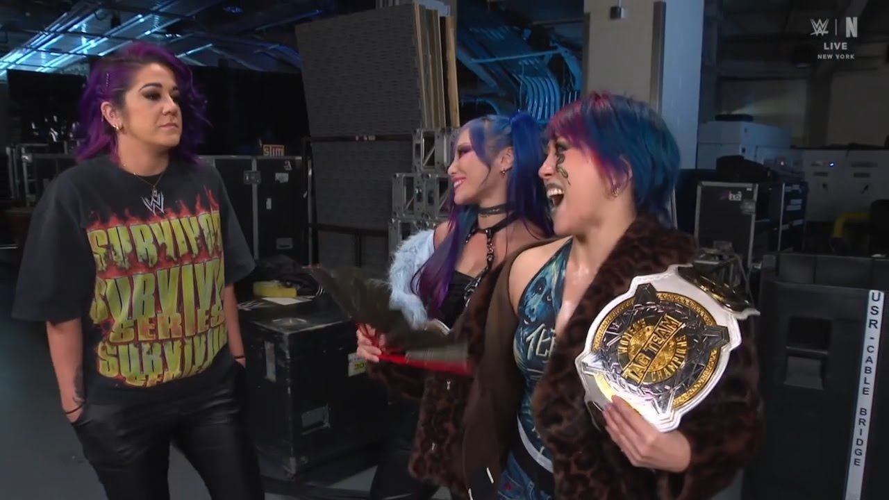 Asuka confronts Bayley - WWE RAW | Nov. 17, 2025