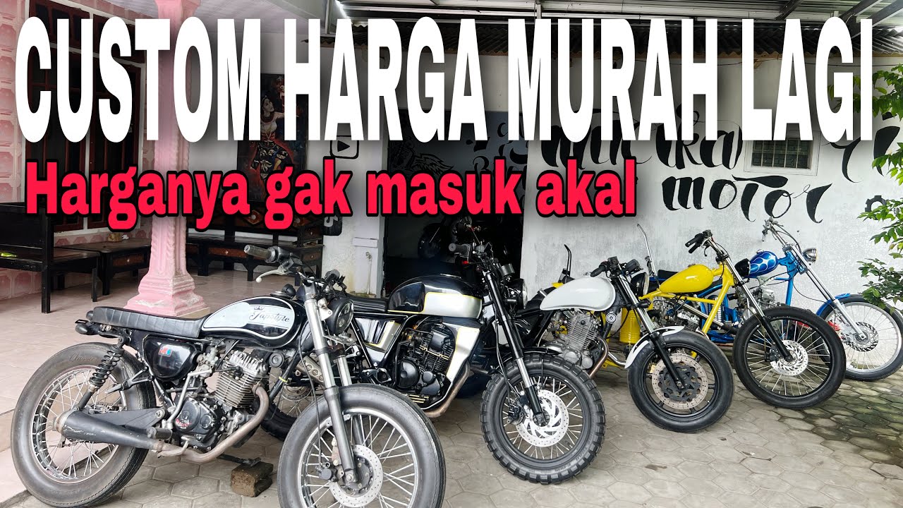 MOTOR CUSTOM KEMBALI DI OBRAL DI BANG ARIK LUMAJANG