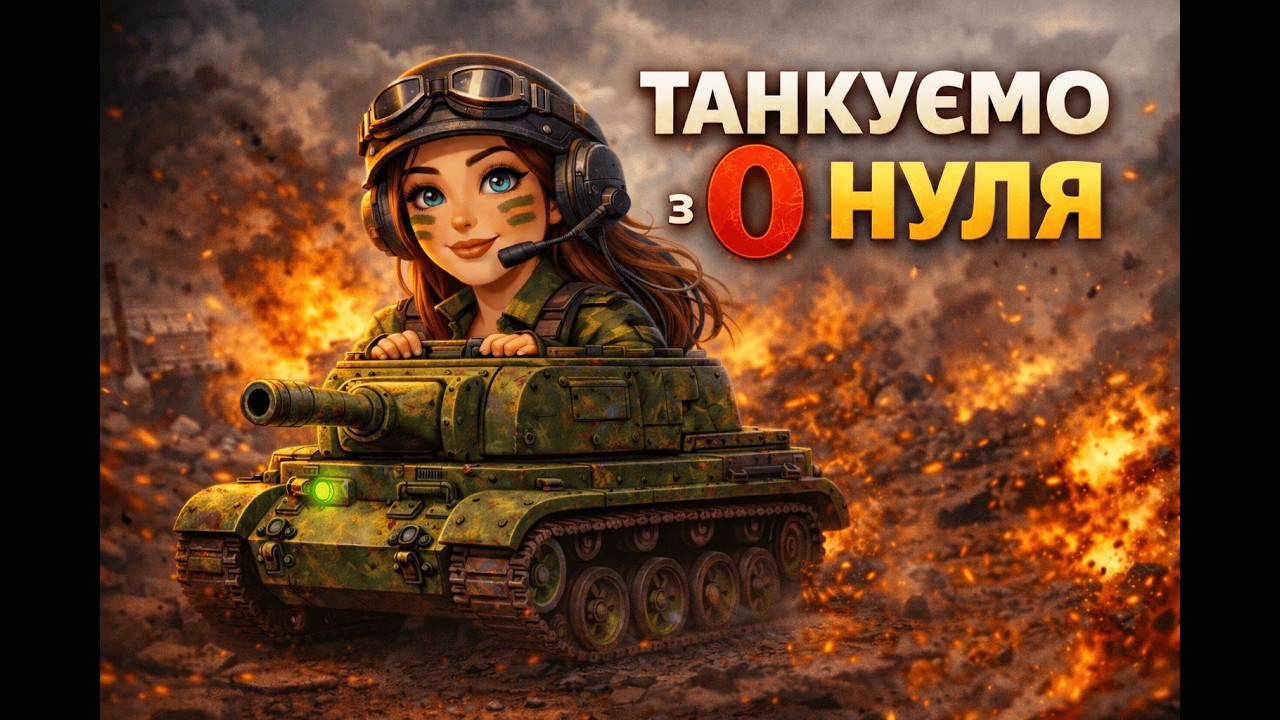 Вчуся грати у WoT Blitz! Прокачуємось з нуля!