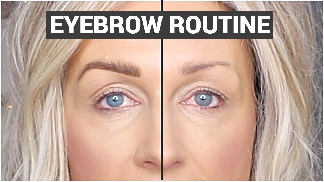 MY EYEBROW ROUTINE / THIN OVER PLUCKED BROWS
