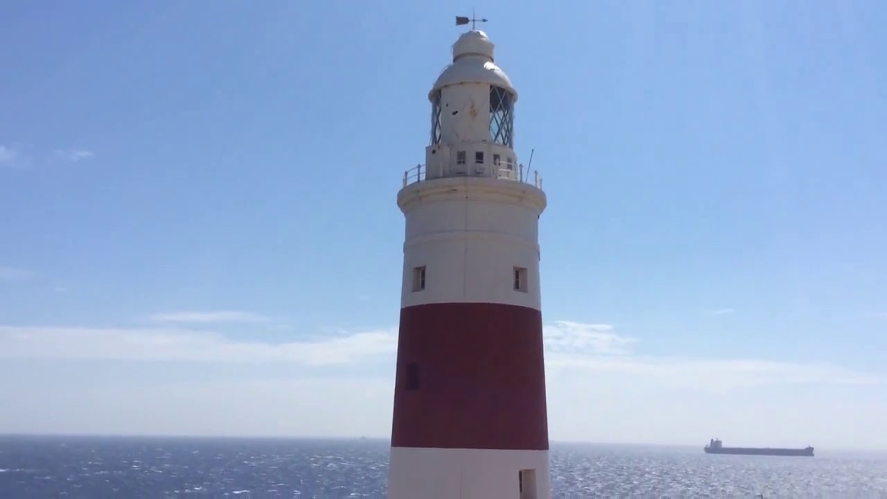 Spectacular Views of Lighthouse, Rock of Gibraltar from Europa Point, Gibraltar #gibraltar