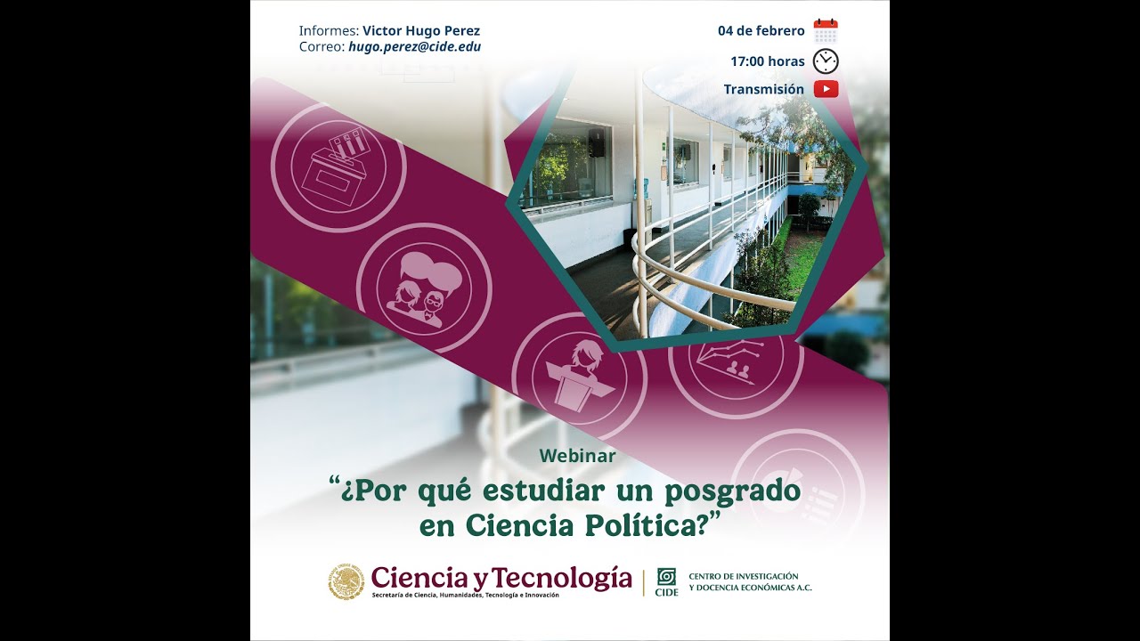 Webinar: ¿Por qué estudiar un posgrado en Ciencia Política?