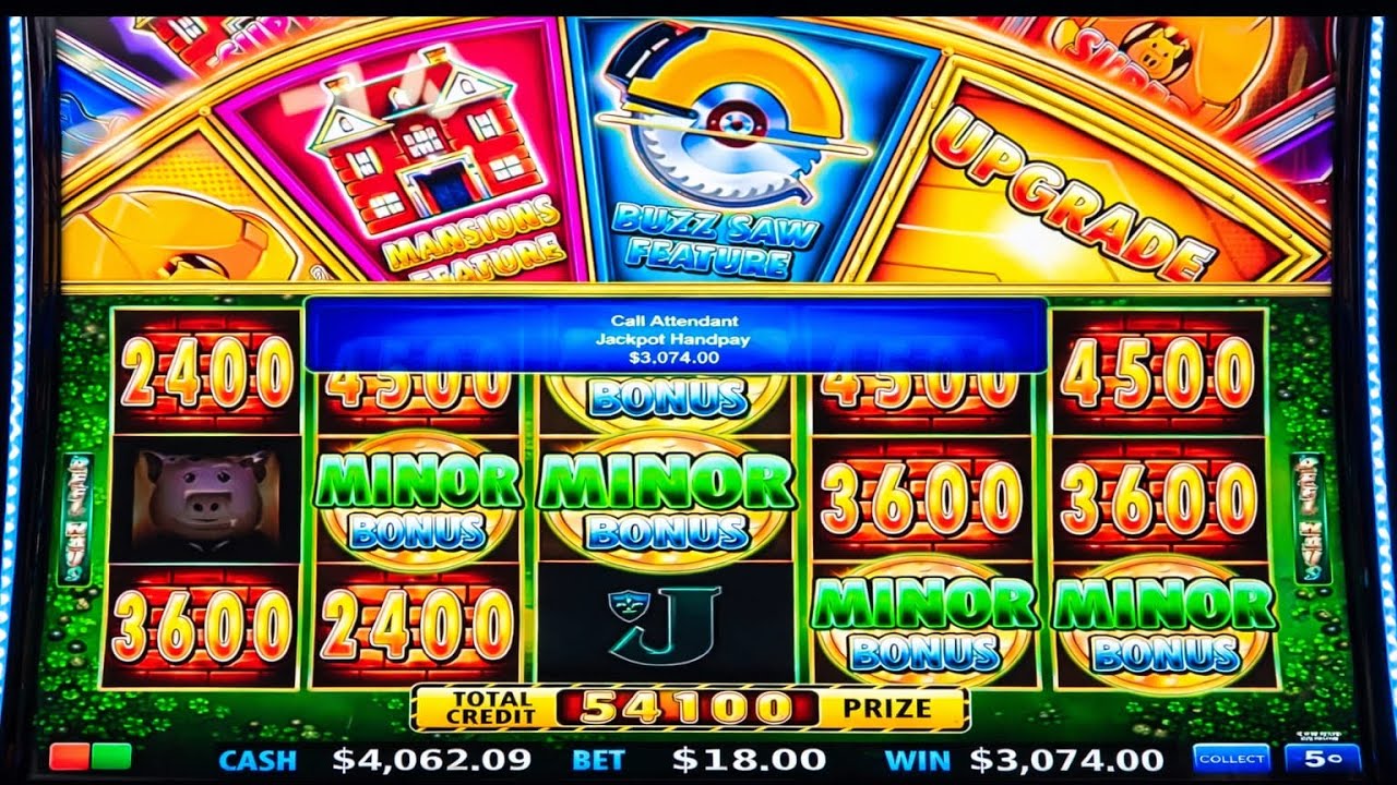 Max Bet Madness → INSANE Slots Jackpot On Huff N Puff!