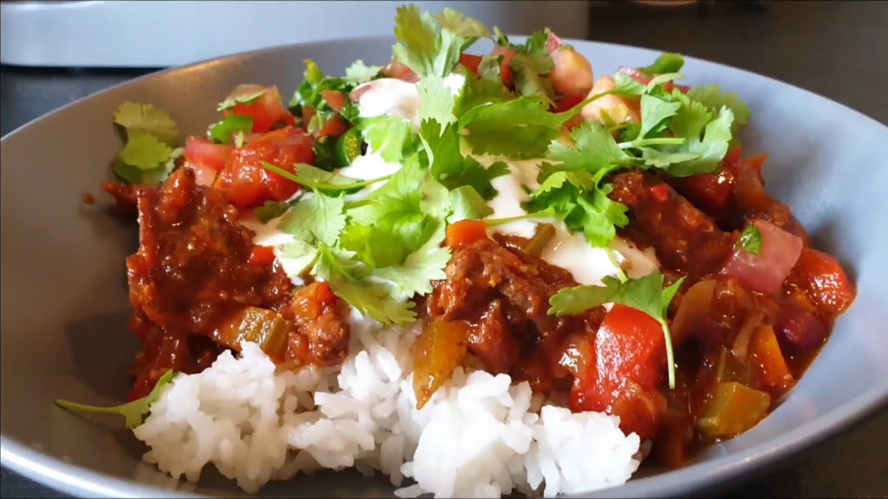 Chili con carne med oksehaler 🤪