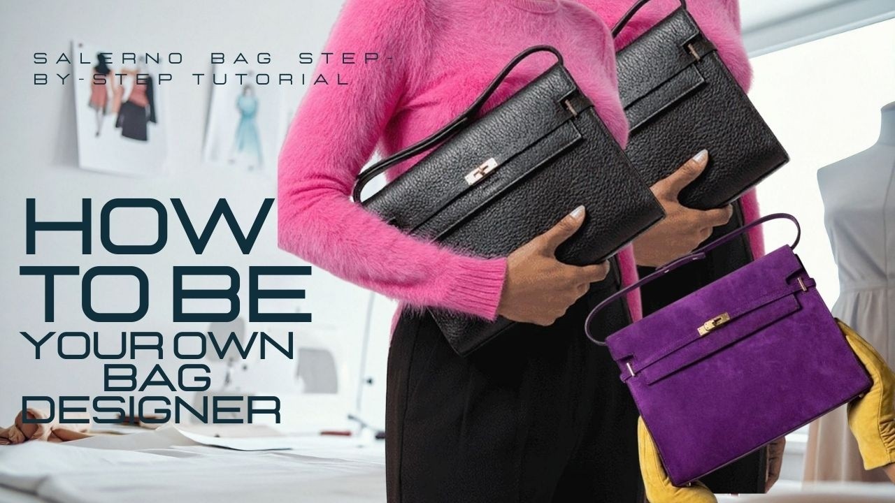How to Make a Luxury Handbag on a Home Sewing Machine | Salerno Bag Tutoria