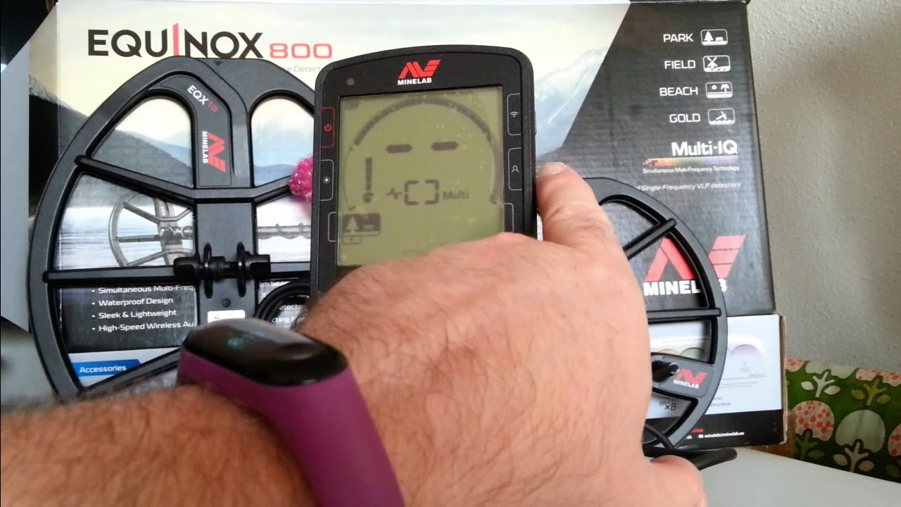 🔴🟡Minelab Equinox 800 Pantalla Inicial y Botones