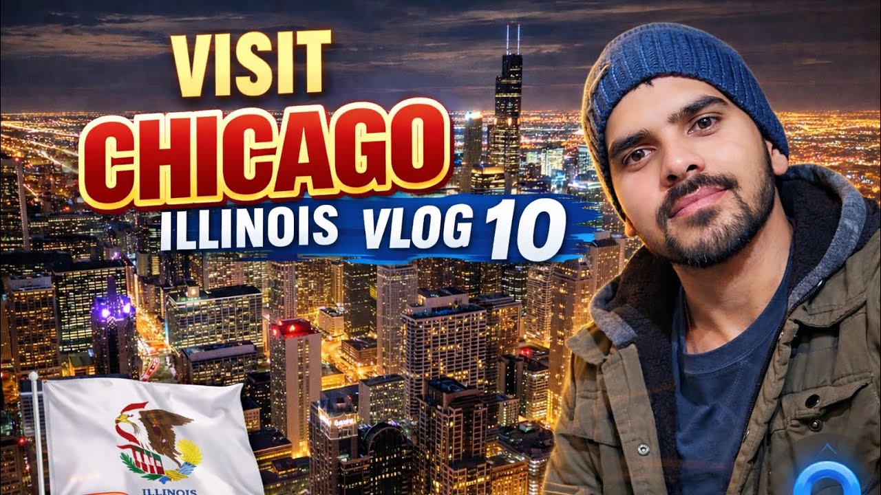 Visit Chicago, Illinois 🇺🇸 | City Views & Vibes with MehlaX 4K