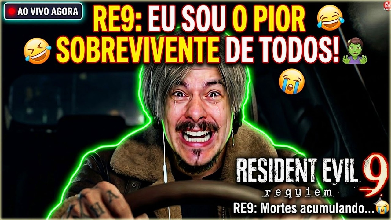 LOLZIN E DPS  CAÇAR O VITÃO! HOJE ELE N VAI FUGIR DO LEÃO - RESIDENT EVIL REQUIEM