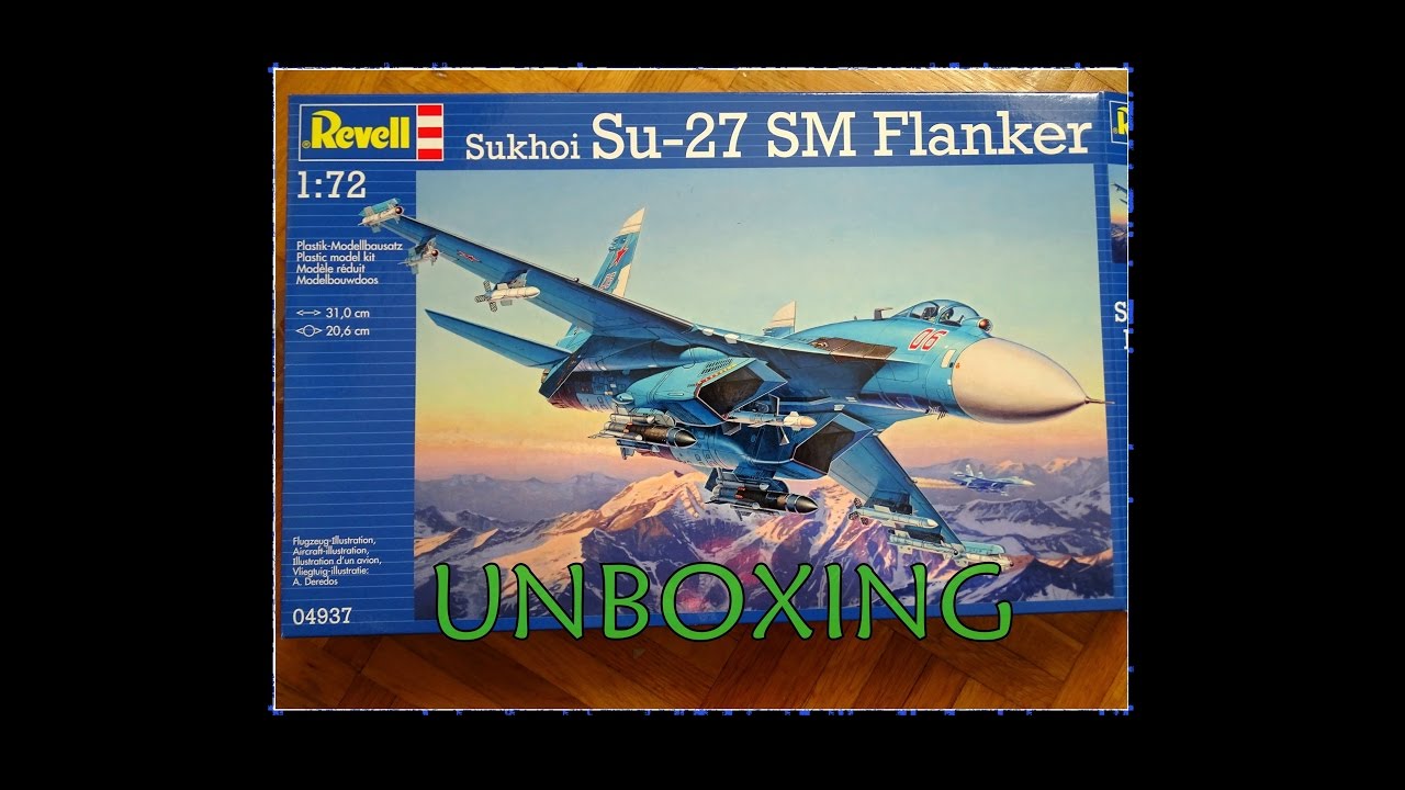REVELL Su-27 SM Flanker 1/72 [Unboxing]