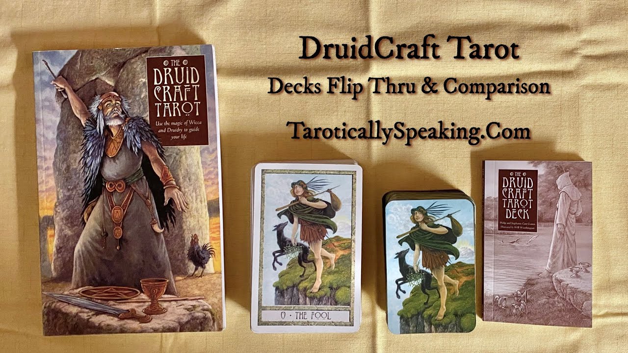 DruidCraft Tarot Decks Flip Through & Comparison