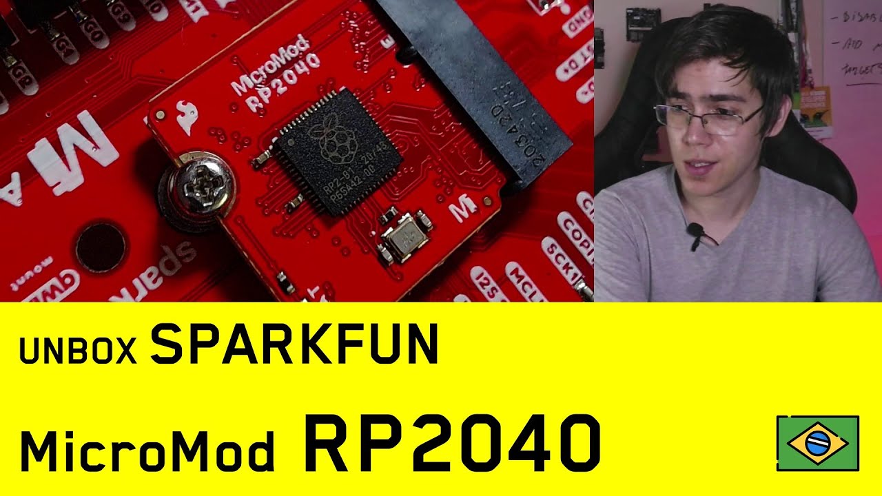 Unbox Sparkfun MicroMod Raspberry Pi RP2040