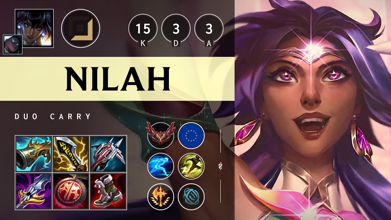Nilah ADC vs Jhin - EUW Grandmaster Patch 25.12