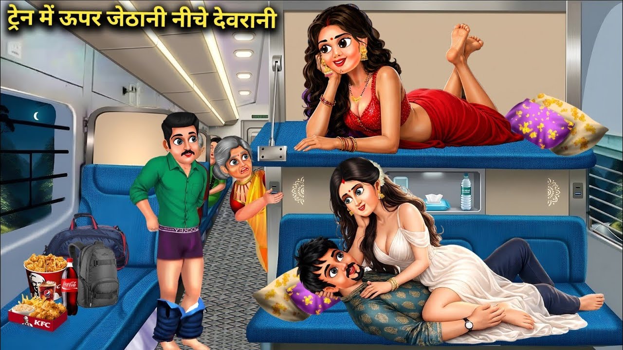ट्रेन में ऊपर जेठानी नीचे देवरानी|Saas Bahu | Hindi Kahani | Moral Stories | Bedtime Stories |Kahani
