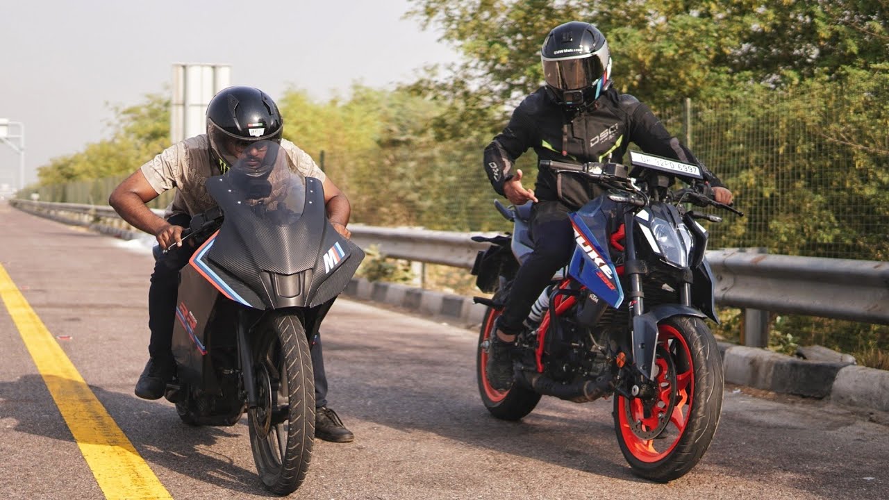 2024 DUKE 390 vs Pulsar AS200 Tuned | No Mercy Race!