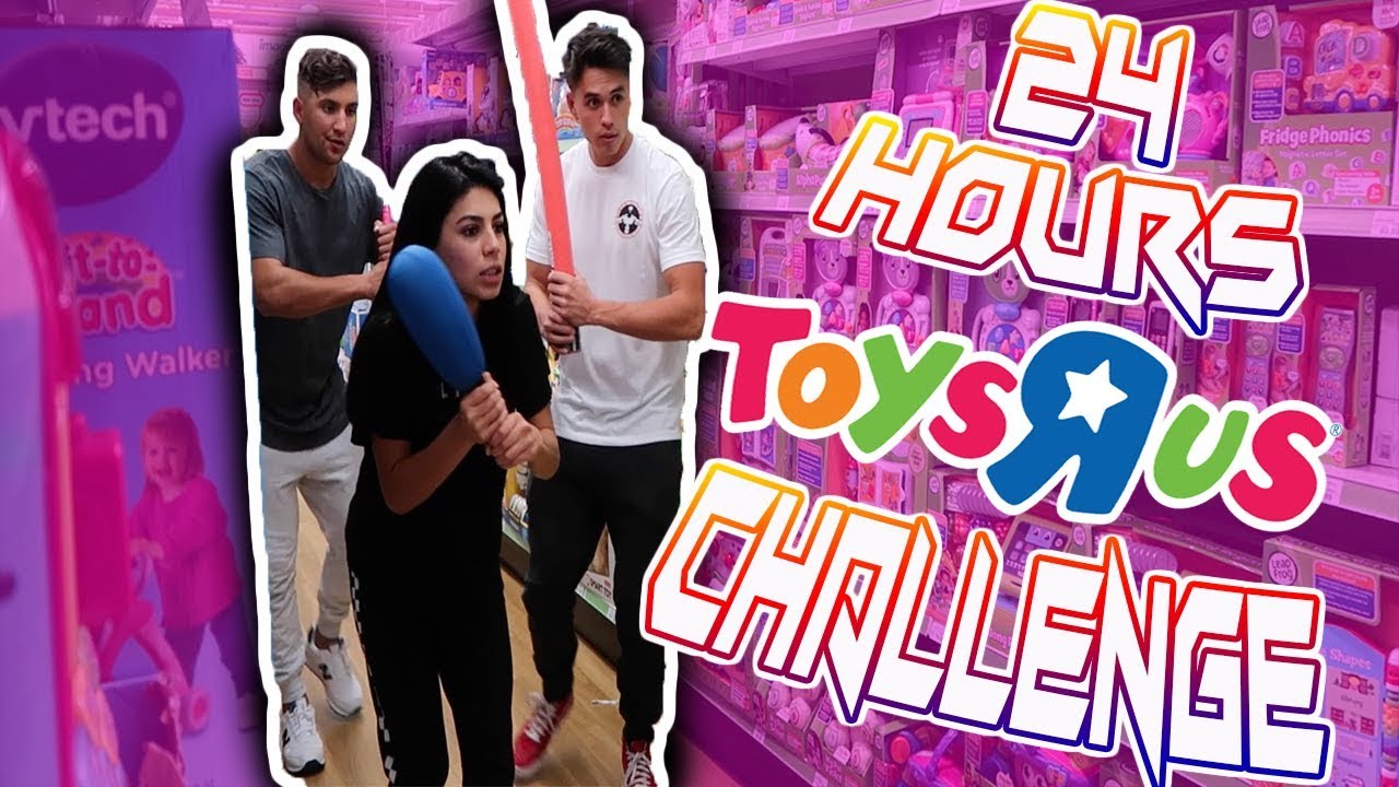 24 HOUR CHALLENGE AT TOYS R US W/ BRAMTY JULIETTE