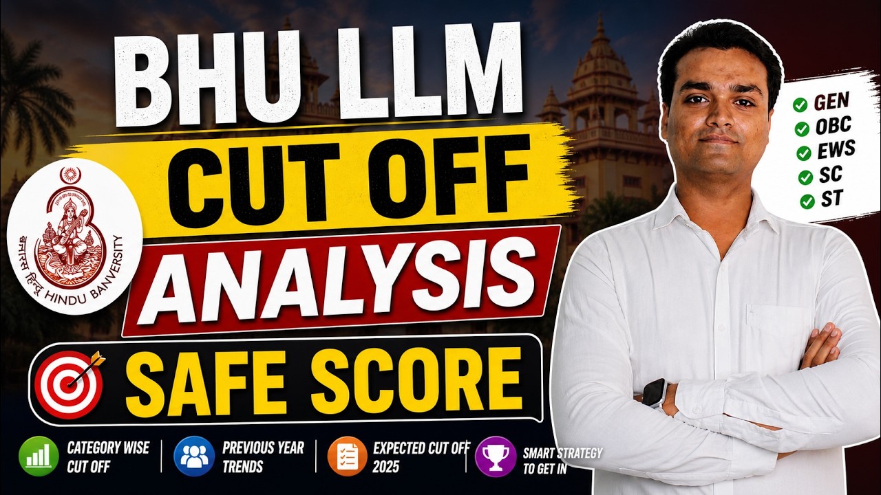 BHU LLM Cut Off 2026 🎯 | Safe Score & Admission Chances