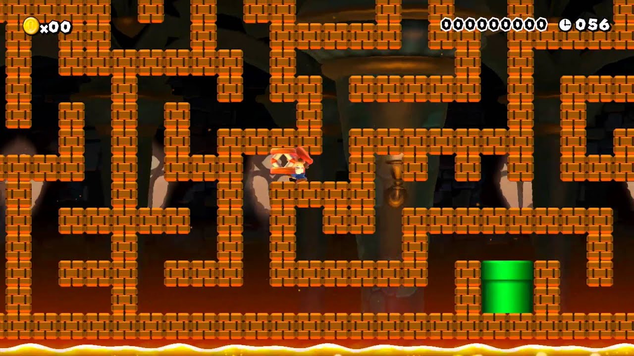 Super Mario Maker - April Fools: It's Amazeing clear guide (Troll level by Panga)