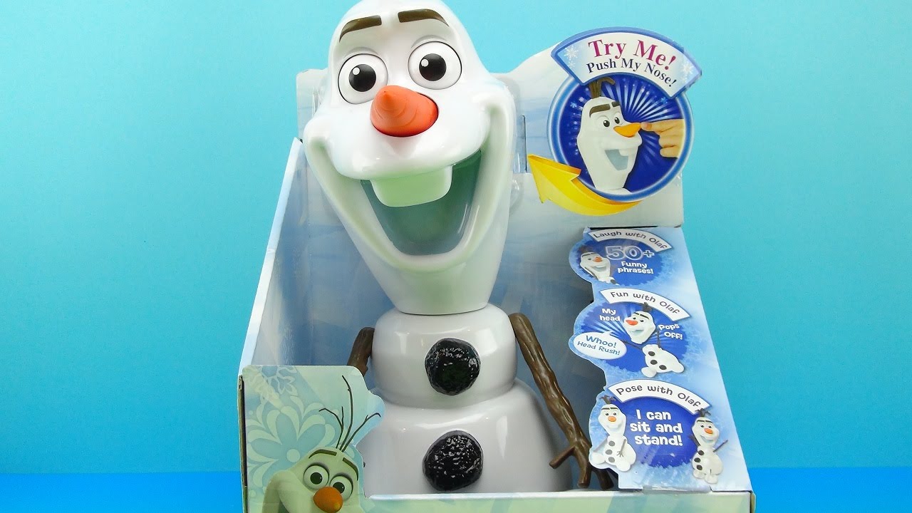 DISNEY'S FROZEN OLAF-A-LOT ELECTRONIC TALKING TOY REVIEW