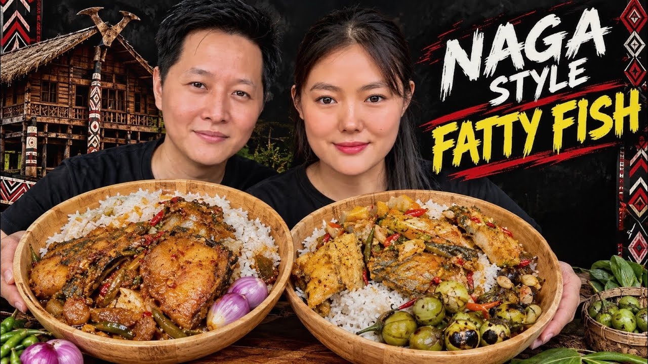 FATTY FISH MUKBANG IN NAGALAND 🐟🔥 | AUTHENTIC NAGA FOOD🤤