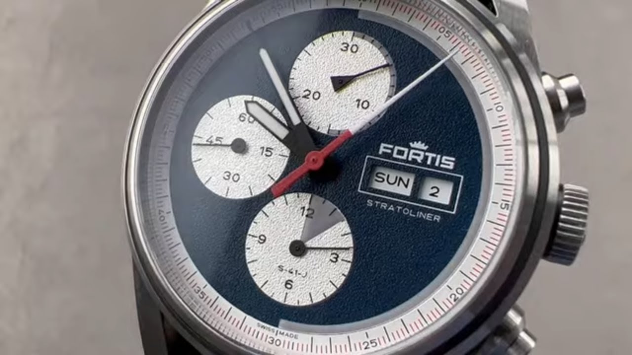 Fortis Stratoliner S-41 Blue Japan Chronograph F2340017 Fortis Watch Review