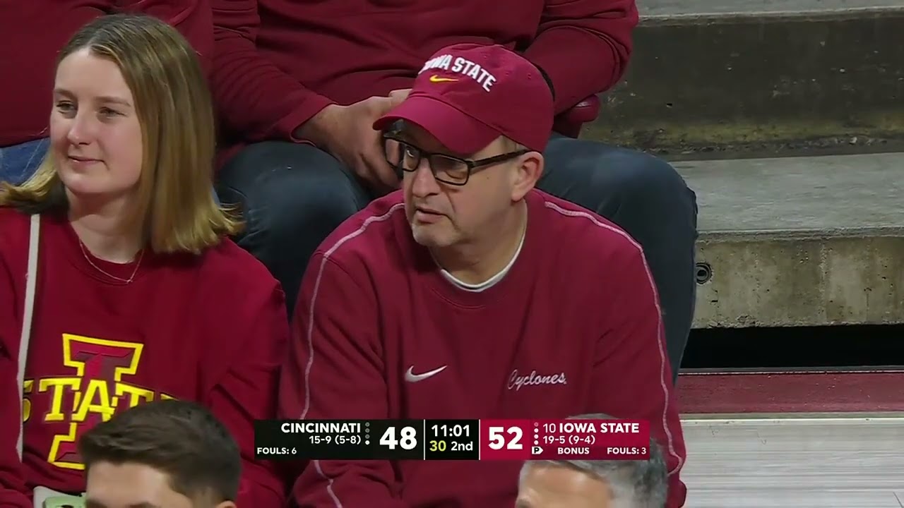 Milan Momcilovic 2024-2025 Season Makes - Iowa St. - NCAA