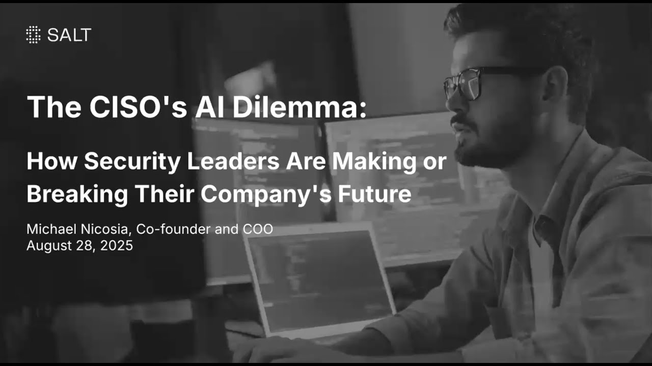 The CISO's Al Dilemma: How Security Leaders Are Making or Breaking Their Company's Future