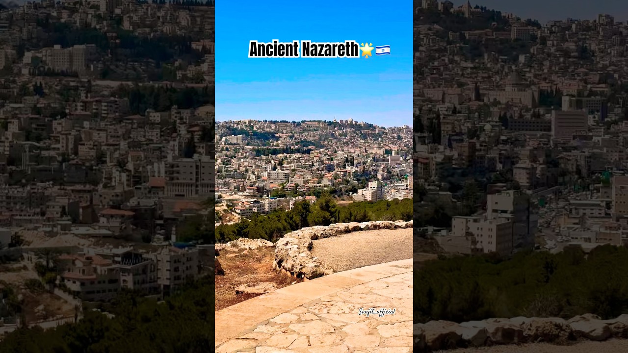 Nazareth Israel 🌟🇮🇱❤️the city where Jesus had lived and grown up. #israel #jerusalem #nazareth