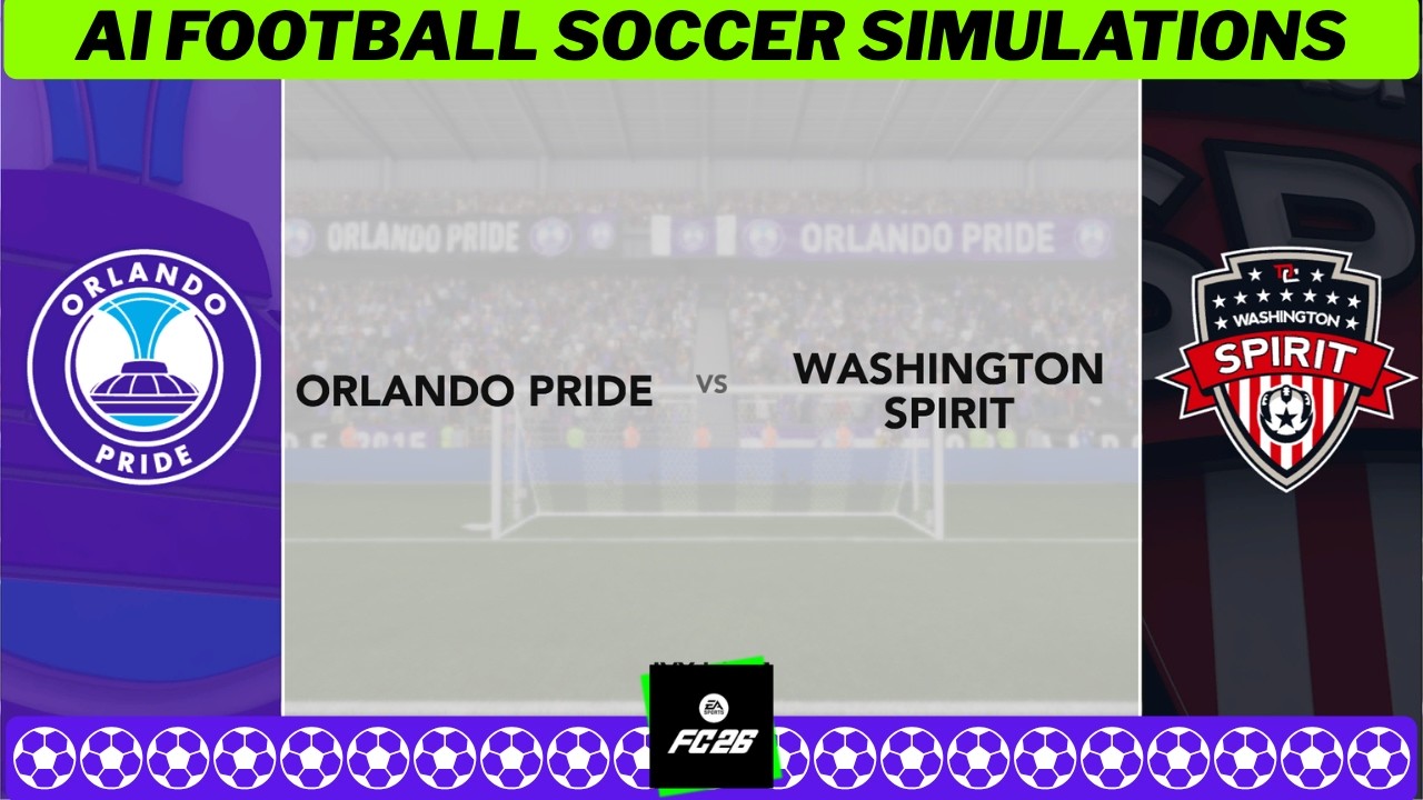 &laquo;Орландо Прайд&raquo; против &laquo;Вашингтон Спирит&raquo; ⚽ NWSL 2026/27, 6-й тур 🟩 Симулятор EA FC 26