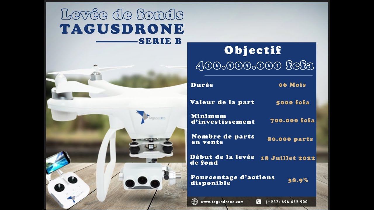 INVESTISSEZ DES MAINTENANT DANS TAGUS DRONE