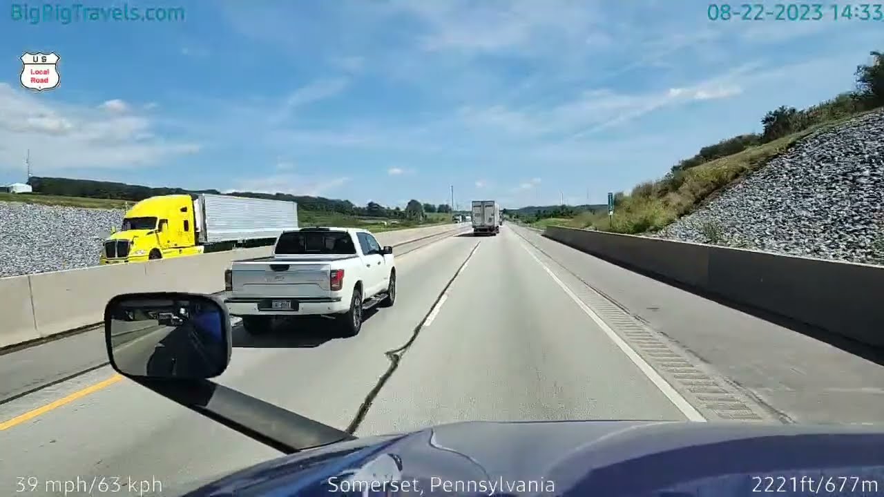 BigRigTravels LIVE | Somerset to near Berlin, PA (8/22/23 2:28 PM)
