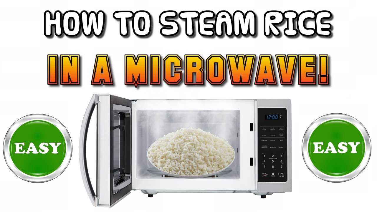 Perfect Easy Steamed Rice Every time (Microwave Rice) Uncle Lou's