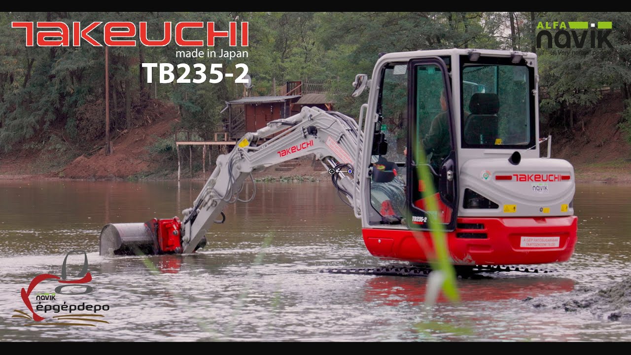 Takeuchi TB235-2 Gumiláncos minikotró