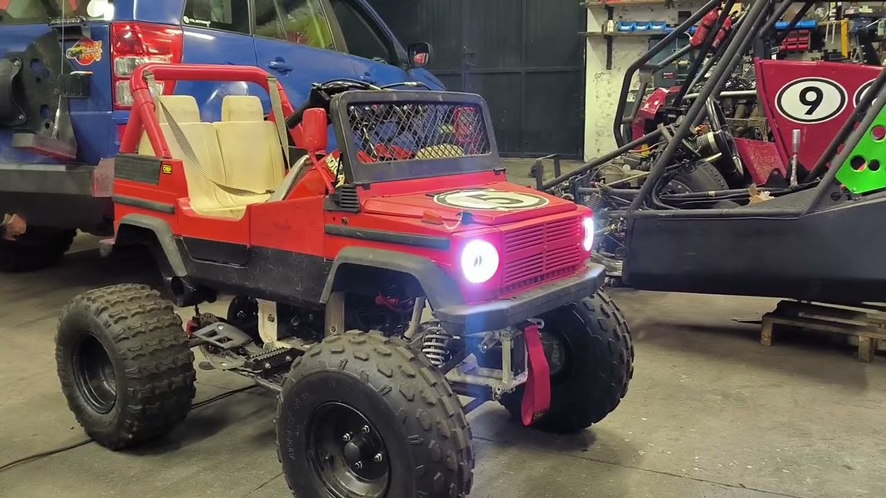 Mejorando el mini Jeep casero o no ?