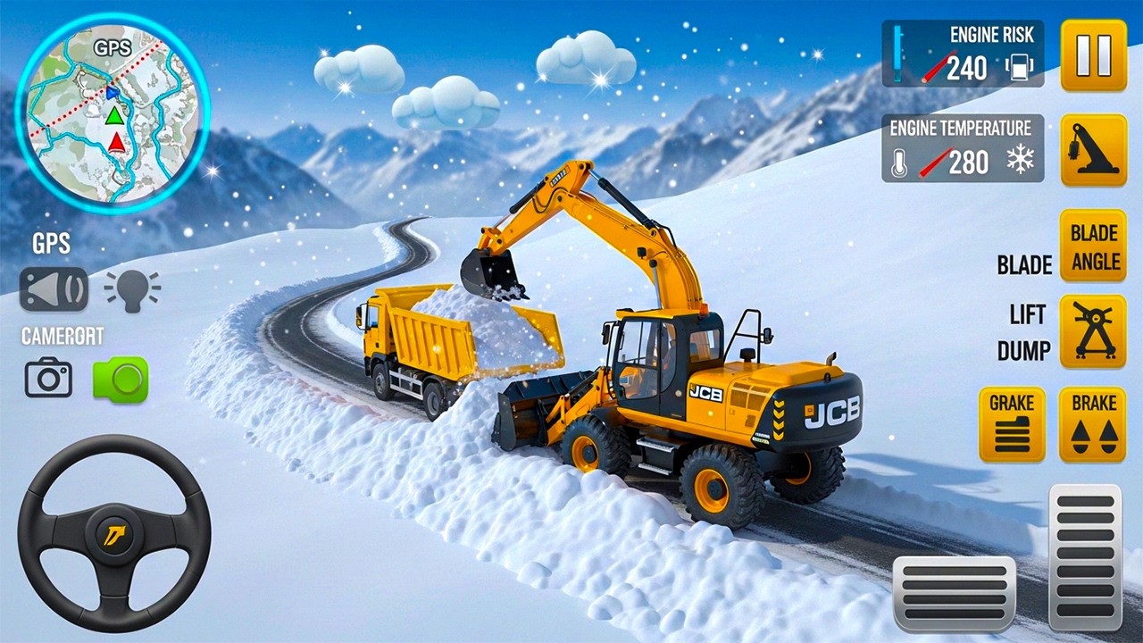 6-LANE HIGHWAY ASPHALT POURING 🛣️ - JCB Excavator Simulator  - Android Gameplay #livestreaming