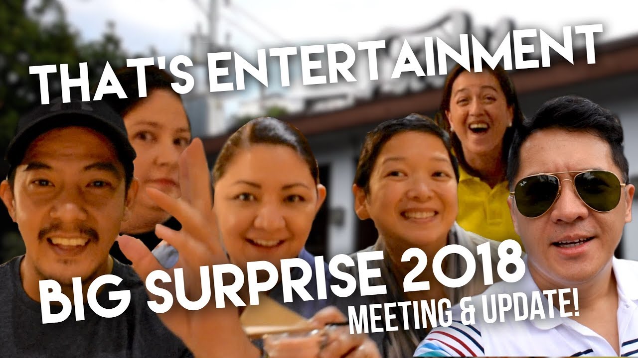 That's Entertainment BIG SURPRISE meeting and update!